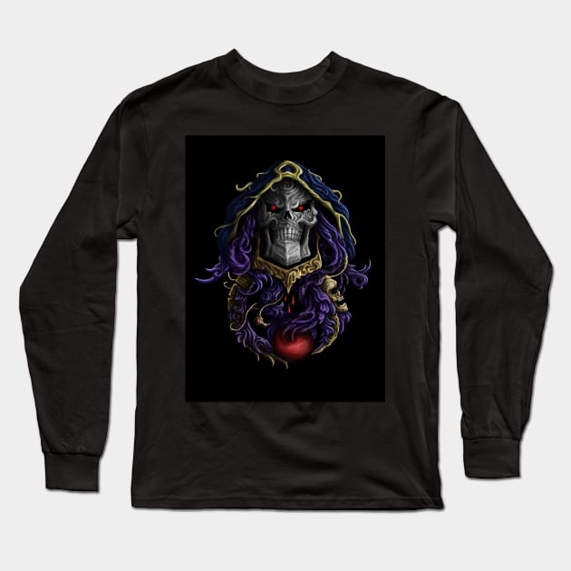 skeleton, overlord Long Sleeve T-Shirt by Hedgeh0g